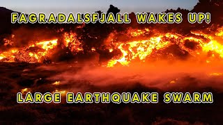 Fagradalsfjall Wakes Up! Hundreds of Large Earthquakes &amp; Flight Warning Code Orange December 22 2021
