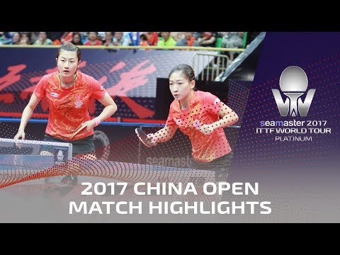 2017 China Open | Highlights Ding Ning/Liu Shiwen vs Zhu Yuling/Chen Meng (Final)
