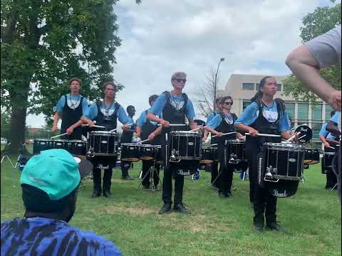 Spirit of Atlanta Drumline - 2023 DCI Semis | Lot warmup - rolls