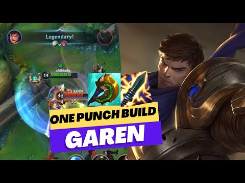GODLIKE GAREN WILD RIFT BUILD ONE SHOT COMBO