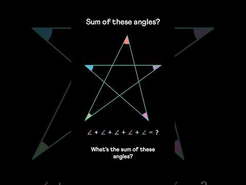 Sum of angles in a star