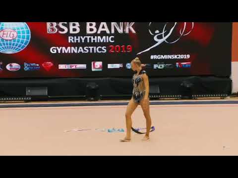 Kseniya Moustafaeva Ribbon AA - World Challenge Cup Minsk 2019