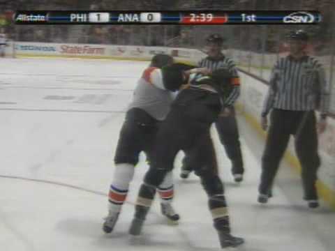 Riley Cote vs George Parros