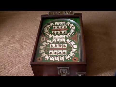 1932 Gottlieb Play-Boy Mechanical Pinball Machine