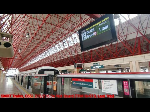 [Last Trip/Failed FD] SMRT C651 [215/216] Do Not Board arriving Jurong East [D/E]