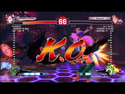 XxsickzackxX ( Chun Li ) #1 vs ALL IN 85 ( Ryu ) #2