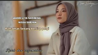 Download lagu WADDI'U YA SHOIMINA ( وَدِعُوْا يَا صَائِمِينَ ) - NISSA SABYAN | Ramadhan Sedang Bersiap Pergi | mp3