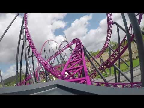DC Rivals HyperCoaster POV - Front Row -  Warner Bros. Movie World