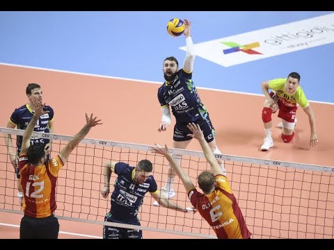 Highlights di Galatasaray-Trentino Itas 2-3 (Finale di ritorno di 2019 CEV Cup)