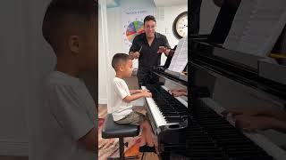 Download lagu 6 Year Old Piano Prodigy Sight Reads Liszt’s Hungarian Rhapsody No. 2 with Music Teacher #pianist mp3