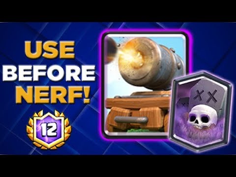 12 WINS! Graveyard Poison Control Deck LIVE Grand Challenge Gameplay - Clash Royale