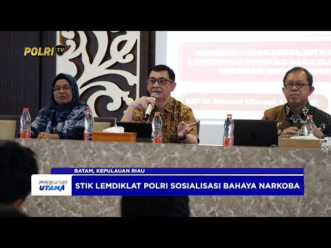 STIK LEMDIKLAT POLRI SOSIALISASI BAHAYA NARKOBA KE SMAN 3 BATAM
