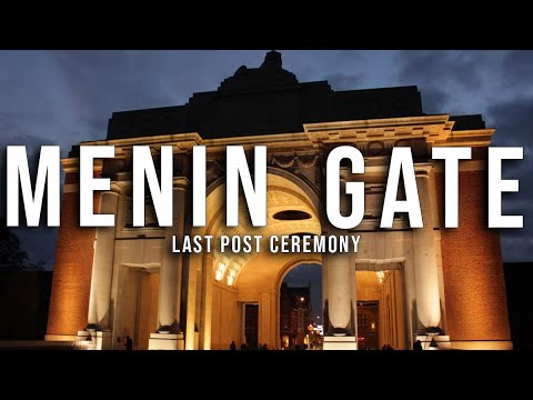 MENIN GATE VIDEO: Ypres (Ieper) BELGIUM 