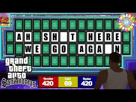 GTA San Andreas Wheel of Fortune!