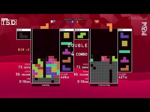 Tetr.io Cup #3 - VinceHD Vs. Circu1ation - Losers Quarters