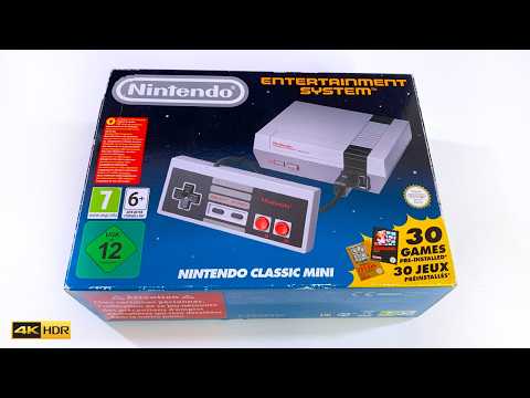 Unboxing Nintendo Entertainment System (NES Classic Mini) + Games Showcase