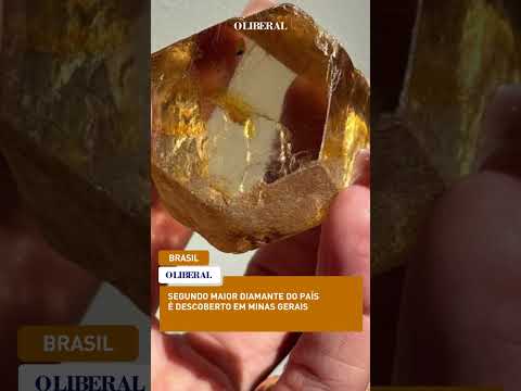 Segundo maior diamante do país é descoberto em MInas Gerais