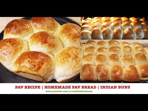 Pav Recipe| Homemade Pav | Mumbai Style Ladi Pav | Pao Recipe | Pau Recipe | Eggless dinner rolls