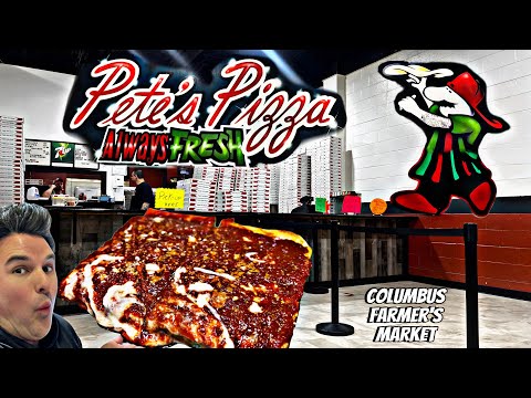 Pete's Pizza Authentic Old Fashion Tomato Pies | Columbus Farmers Market's Best Kept Secret