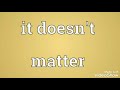 It Doesn T Matter Bishop TD Jakes Bishop Paul S Morton