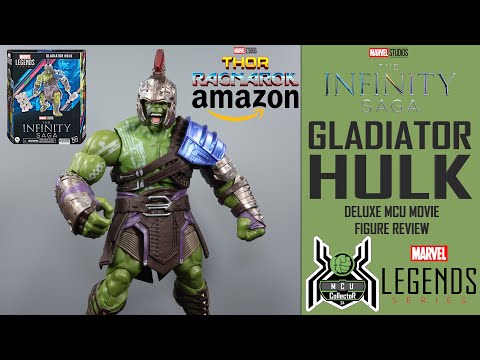 Marvel Legends GLADIATOR HULK Infinity Saga Thor Ragnarok Amazon Exclusive MCU Movie Figure Review