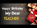 Birthday Shayari Wishes For Teacher In English 2023 Happy Birthday Teacher Status