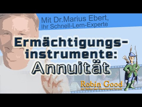 Annuität, dynamische Verfahren der Investitionsrechnung | Ermächtigungsinstrument