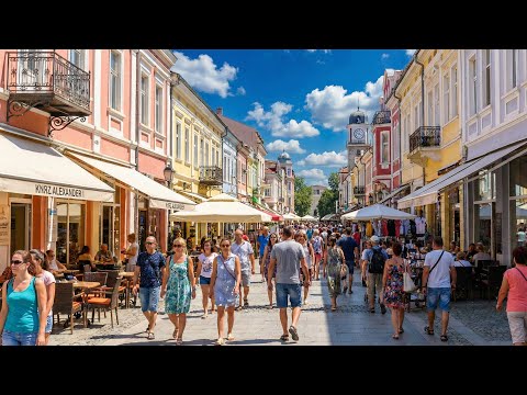 Europe's Oldest City: Plovdiv Old Town, Bulgaria Walking Tour 4K 60 HDR