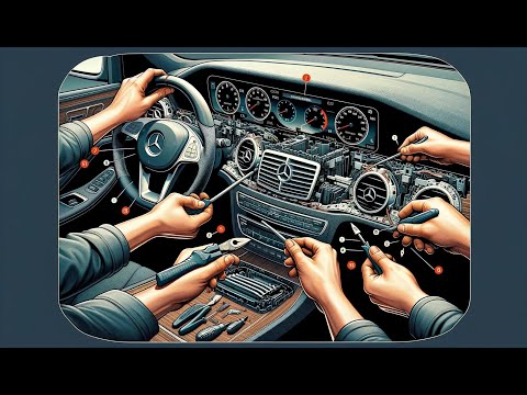 Removing The Instrument Cluster on Mercedes-Benz S-Class W221 - Step-By-Step Guide
