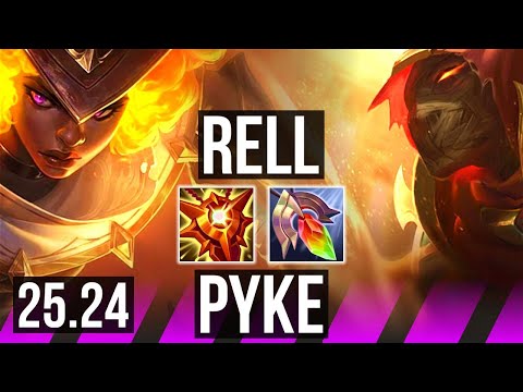 RELL & Caitlyn vs PYKE & Zeri (SUP) | EUW Challenger | 25.24
