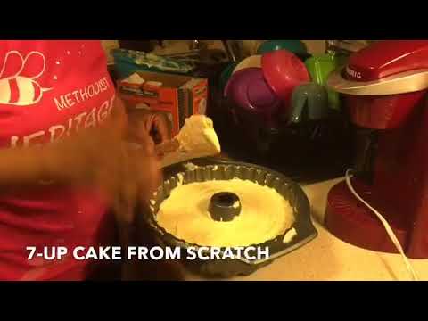 How to make a 7up Cake from scratch