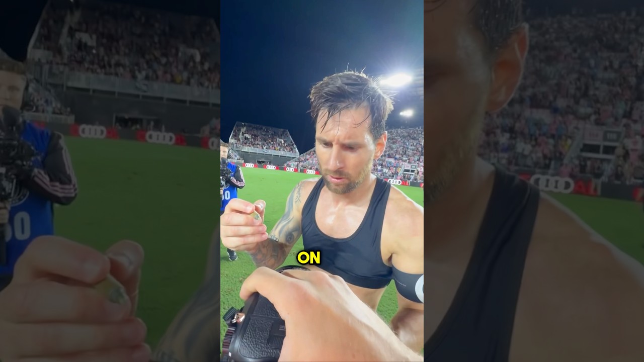 메시가 한 충격적인 일 💀