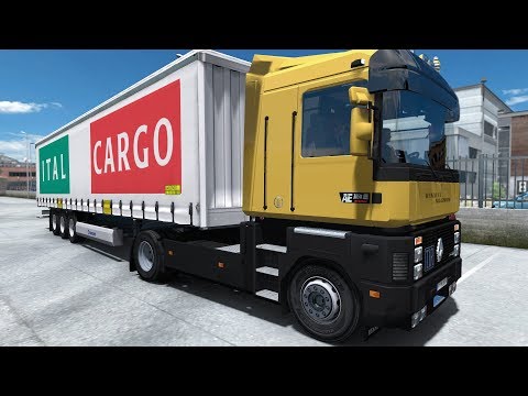 Euro truck simulator 2 1.30.ProMods 2.25.Catania-Messina.Renault_AE_Magnum
