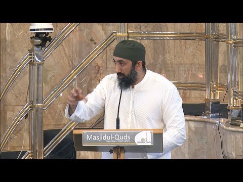 Nouman Ali Khan at Masjidul Quds - Jummah