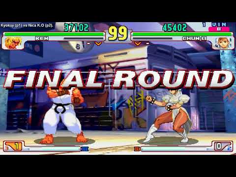 [FightCade street Fighter III 3rd Strike: Fight for the Future] Kyokuji vs Nica K.O