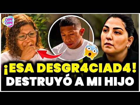 Edison Flores' mother breaks down in tears and tears Ana Siucho apart over her son's suffering.