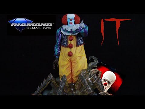 Diamond select: IT movie 1990 Pennywise the clown PVC statue review