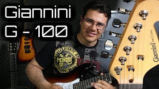 Video thumbnail for Review Guitarra Giannini G-100 Strato! by Rafael black studio