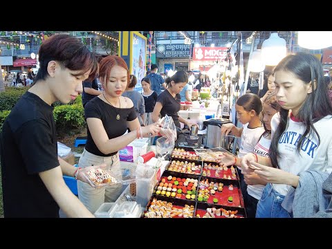 Phnom Penh Night Walk 2026 | Street Food, Nightlife & City Life