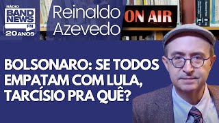 Reinaldo – Pesquisa talhada para liquidar Lula pode contribuir para tirar Tarcísio da sucessão