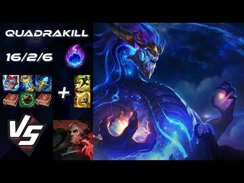 BOTTOM Aurelion Sol vs Swain [QUADRAKILL] - EU Challenger Patch 26.3