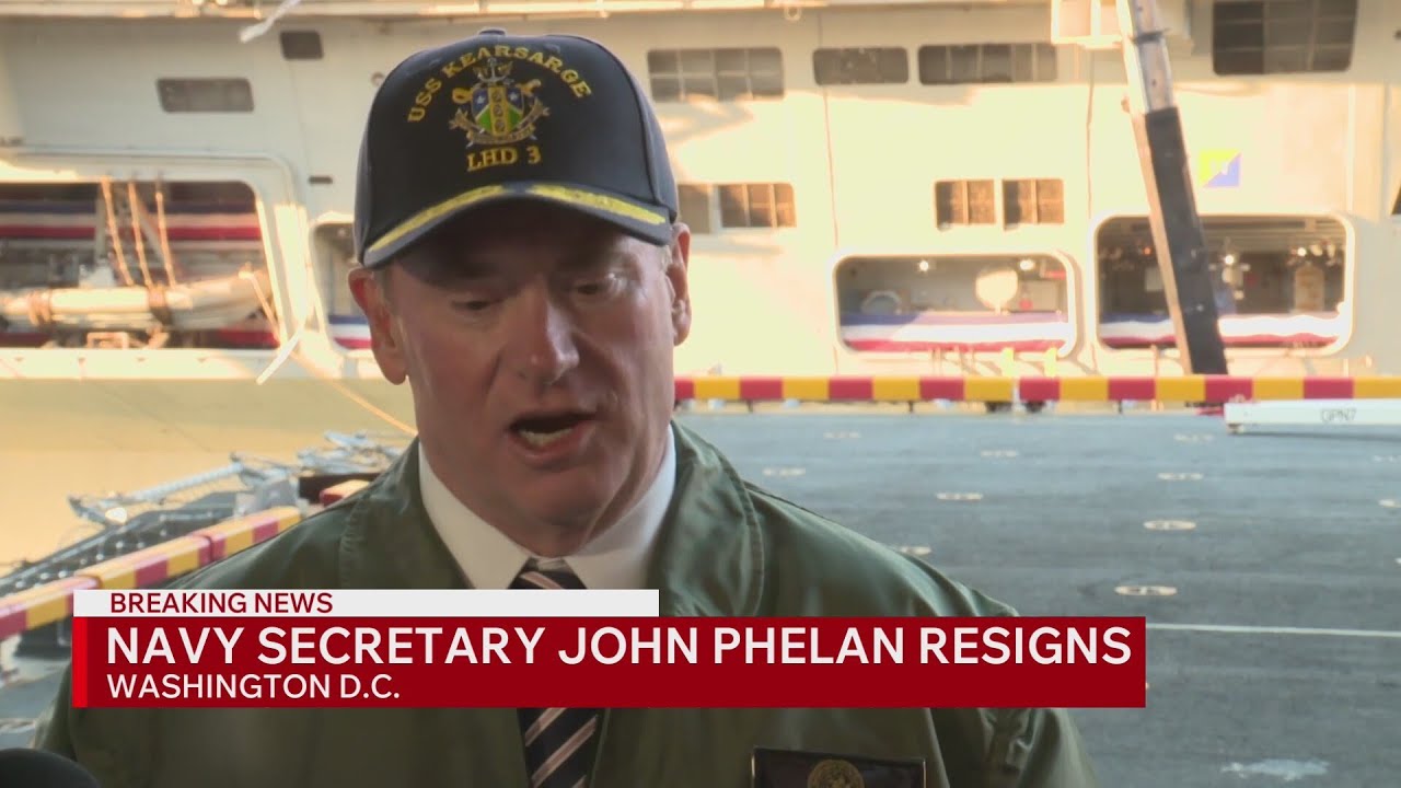 US Navy Secretary John Phelan Departs Trump Administration Amid