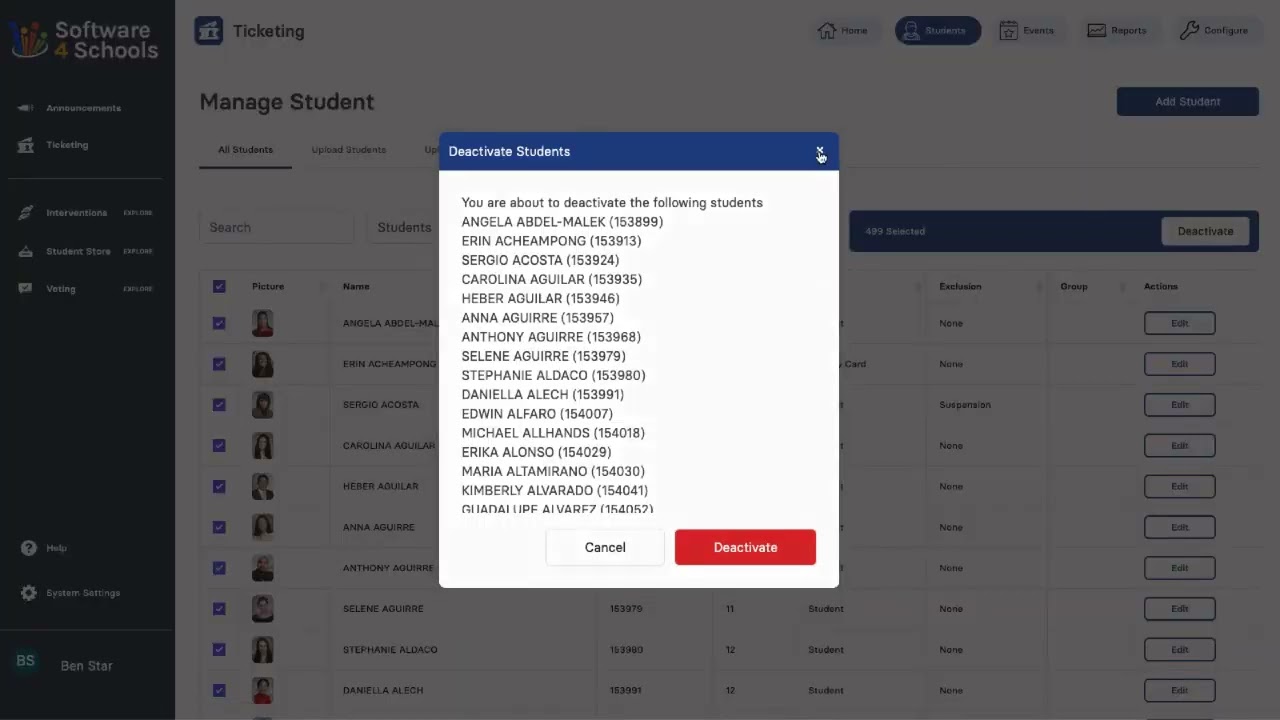 Ticketing 4 Schools (Setup)
