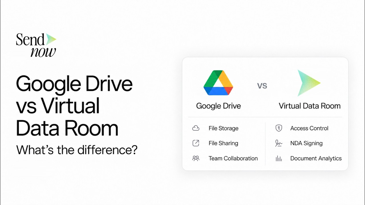 Google Drive vs Virtual Data Room: What's the Difference?