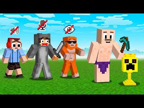 Hunters VS Speedrunner but BLIND, DEAF and MUTE