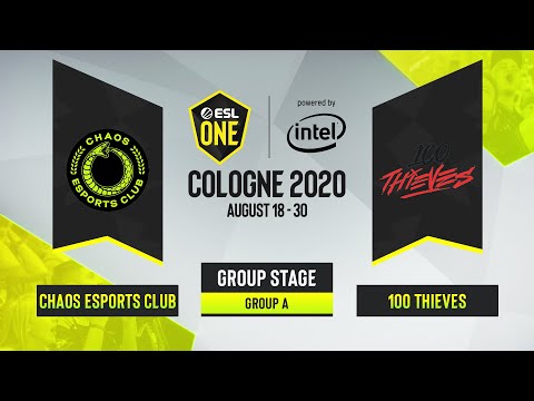 CS:GO - 100 Thieves vs. Chaos Esports Club [Mirage] Map 3 - ESL One Cologne 2020 - Group A - NA