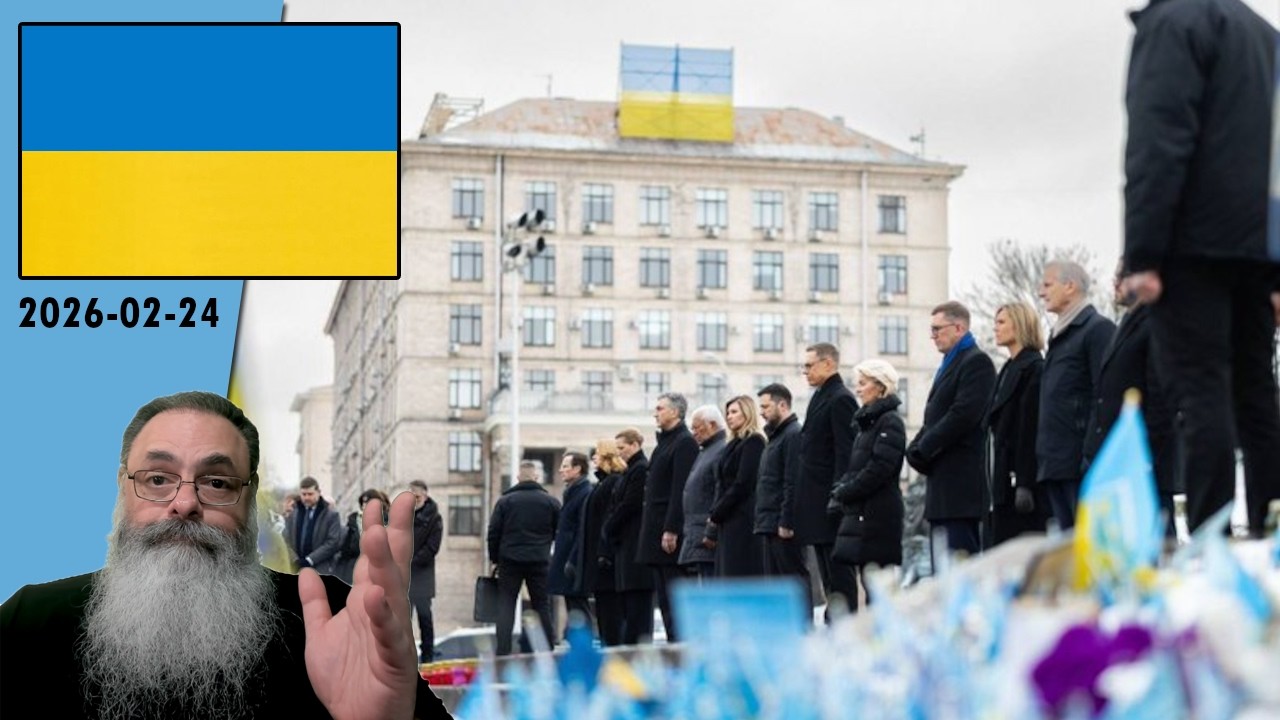 #Ucrânia 2026-02-24: QUATRO ANOS da INVASÃO de LARGA escala da UCRÂNIA levam PUTIN ao DESESPERO