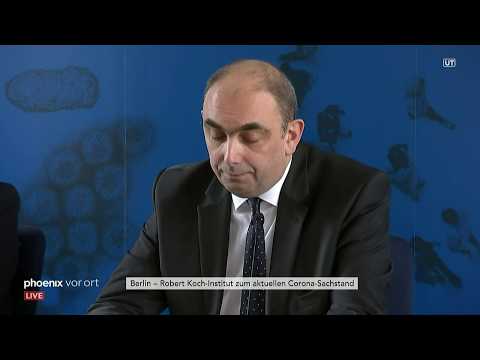 Corona-Virus - Pressebriefing Robert Koch-Institut RKI