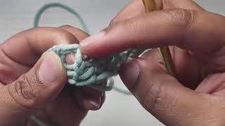 SUPER QUICK TUTORAL :  TUNISIAN CROCHET TWIST SIMPLE STITCH