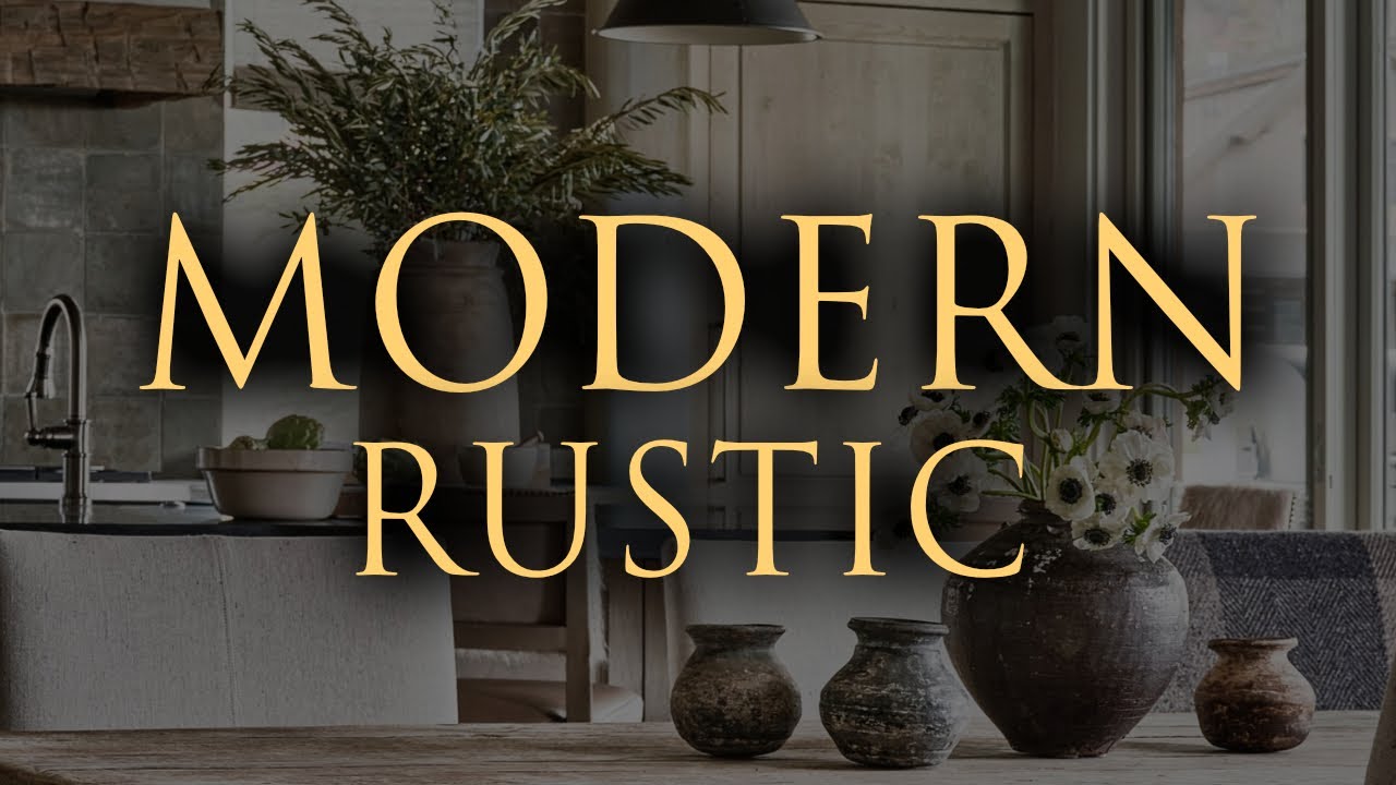 10 MODERN RUSTIC Style Interior Design Tips for a Cosy & Inviting Home!